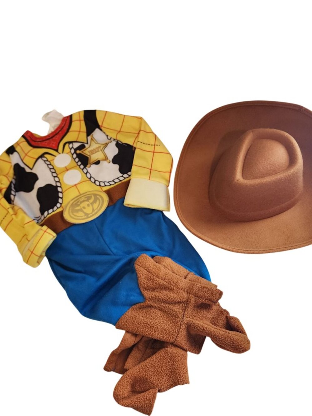 Disney Baby Woody Outfit & Hat infant size 6 - 12 mos